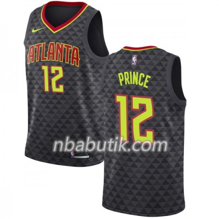 NBA Mænd Trøje Atlanta Hawks Taurean Prince 12 Nike 2017-18 Sort Swingman